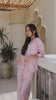 Cecile Pinstripe Pyjama Long Set – Pink